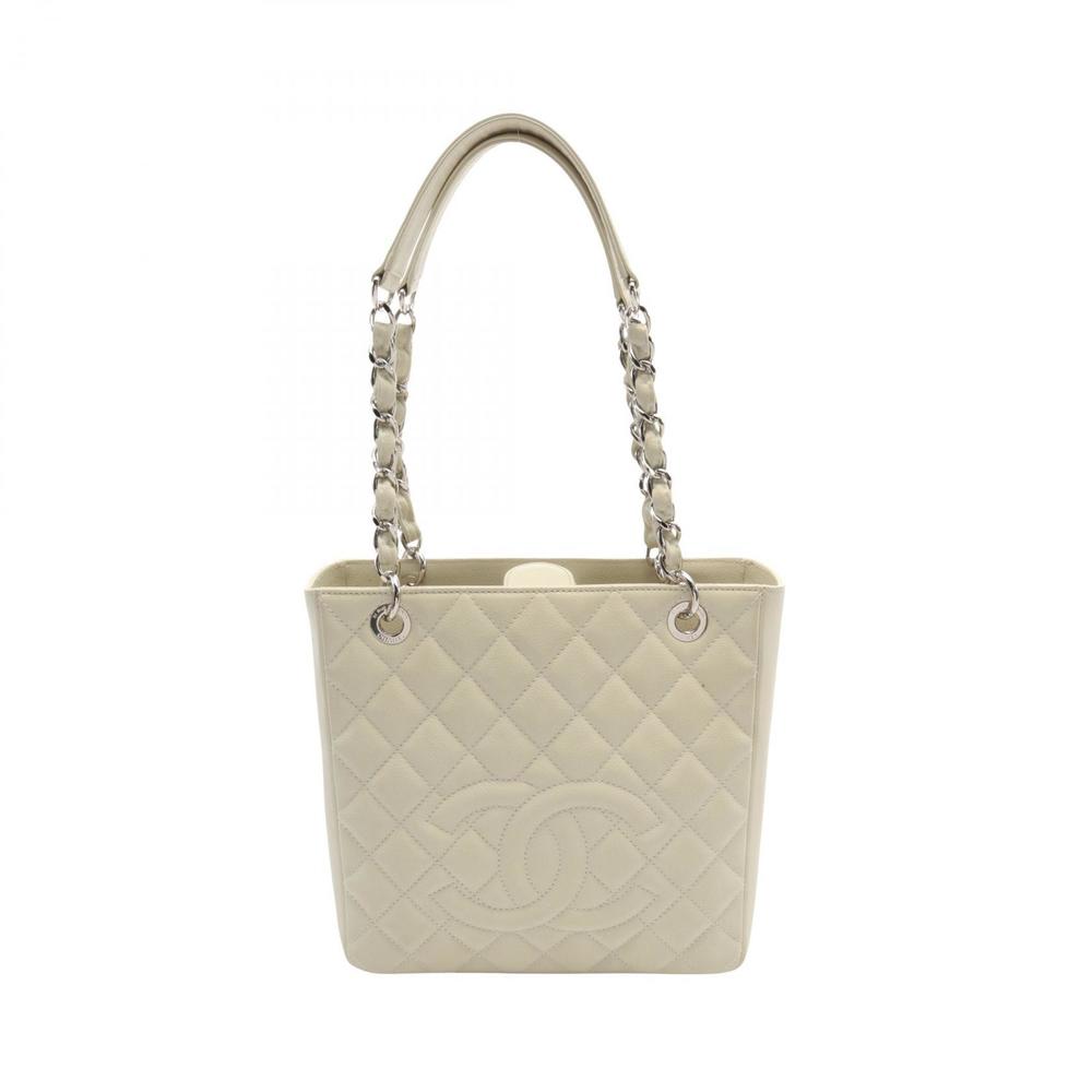 Chanel Matelasse PST Tote Bag Caviar Skin Green